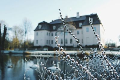 Close up of built structure against sky