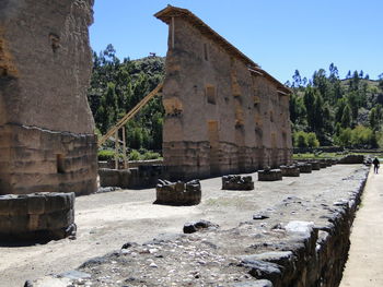 Old ruins against sky