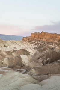 Rock formations in a desert