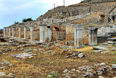 View of archaeological site