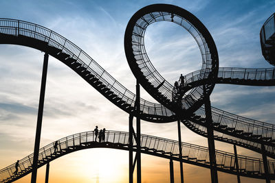 Tiger and turtle  magic mountain against sky during sunset