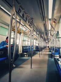 View of train at station