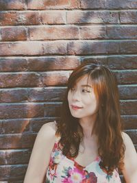 Portrait of young woman