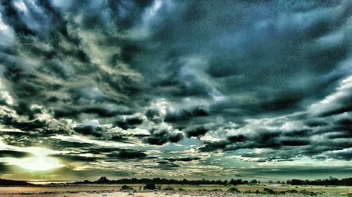 Scenic view of cloudy sky