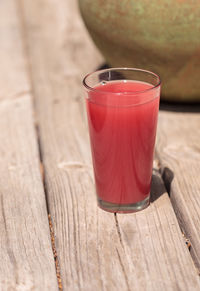 Close-up of drink on table