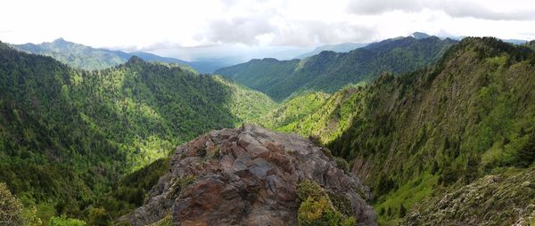 Panoramic view of landscape against sky