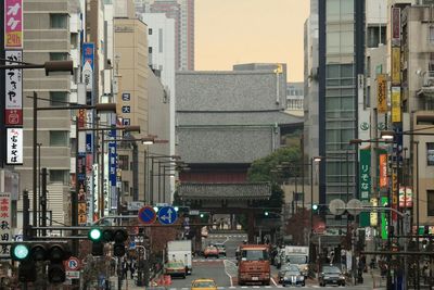 View of buildings in city