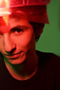 Portrait of a young man looking away