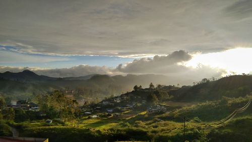 Scenic view of landscape against sky