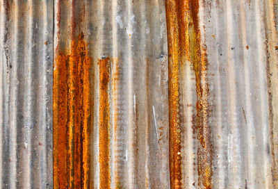 Full frame shot of rusty metal