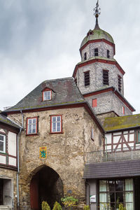 Gate tower in braunfels city center, hesse, germany