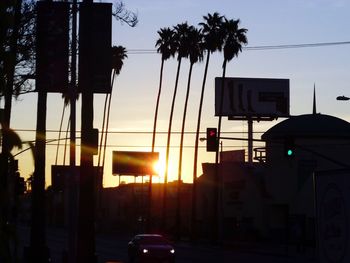 Road at sunset