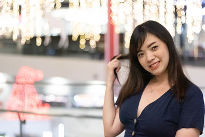 Portrait of a smiling young woman