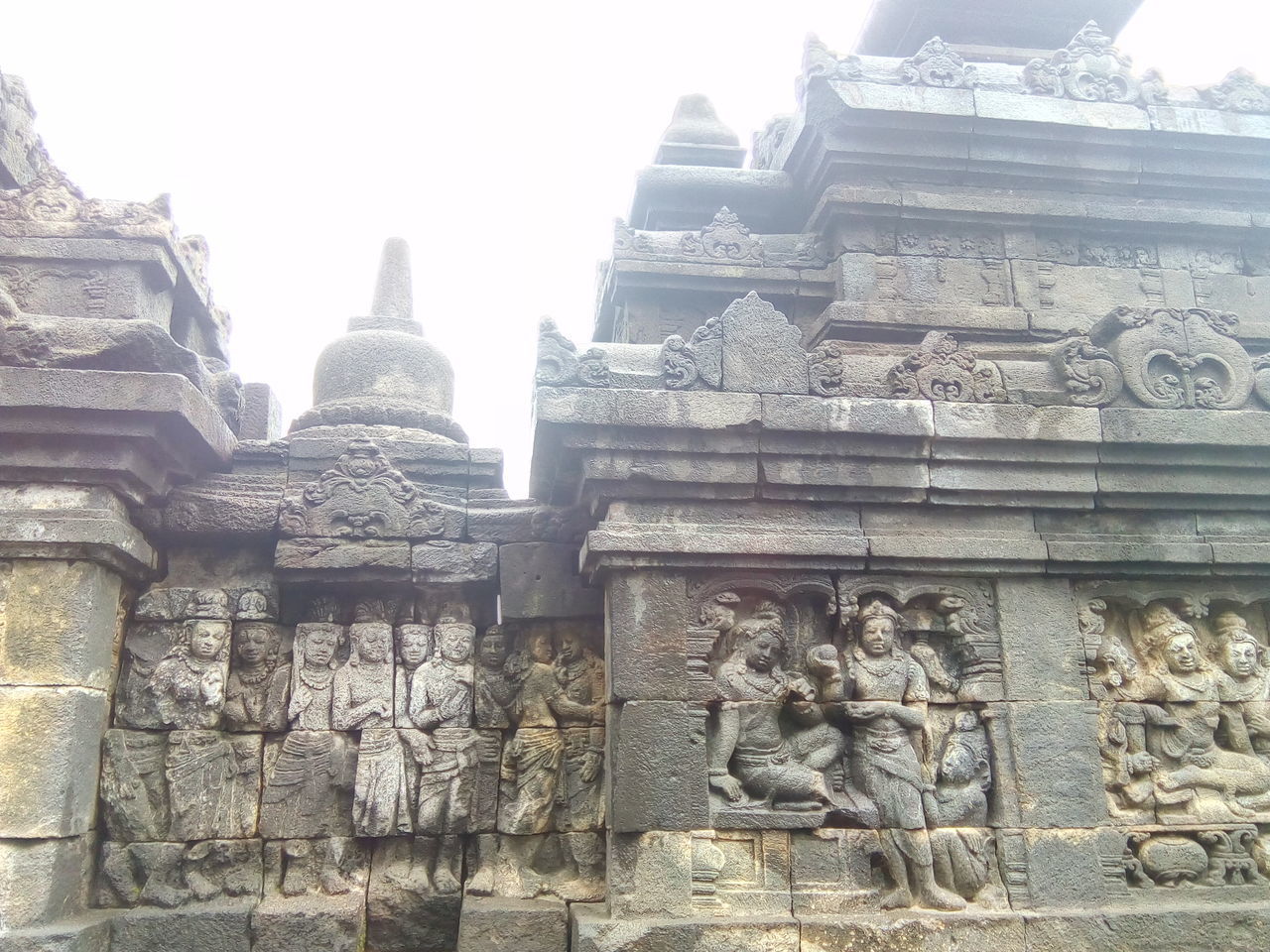 LOW ANGLE VIEW OF BUDDHA STATUE