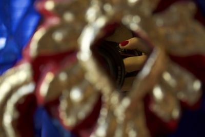 Close-up of human hand