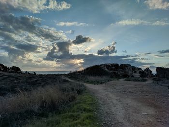 Scenic view of landscape against sky