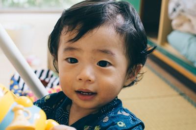 Portrait of cute boy