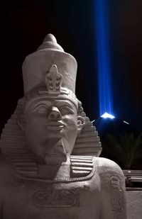 Low angle view of statue of buddha