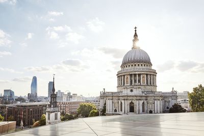 View of historic building against sky