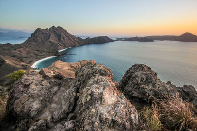 Padar island is a beautiful island located in the komodo national park area