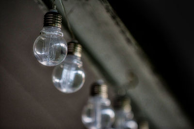 Close-up of light bulb