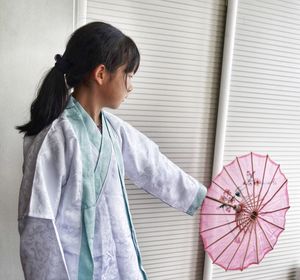 Girl with umbrella