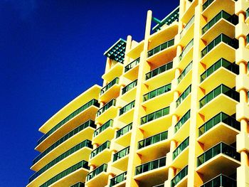 Low angle view of buildings in city