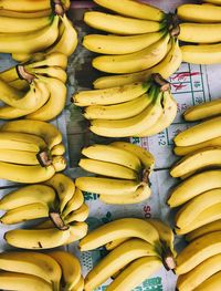 High angle view of fruits for sale at market stall