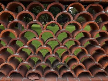Full frame shot of patterned wall