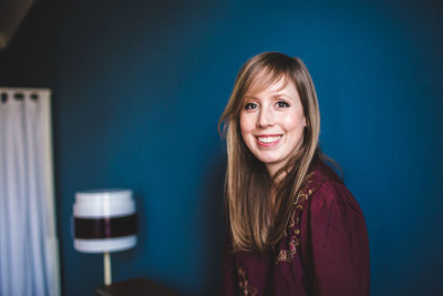 Portrait of a smiling young woman