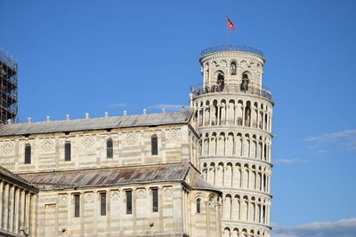 Low angle view of historical building against sky