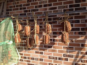 Close-up of brick wall