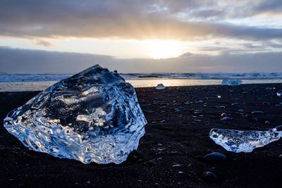 Black diamond beach