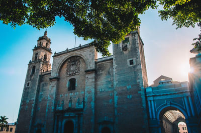 Low angle view of cathedral against sky