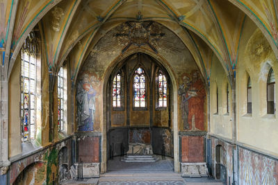 Corridor of old building