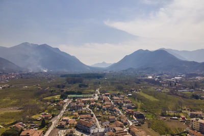 Aerial view of