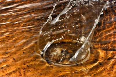 Close-up of splashing water