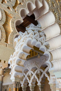 Low angle view of ceiling of building