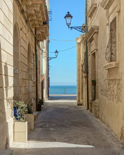 Street amidst buildings in city