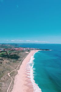 Beach seen from above 