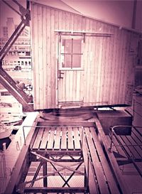 View of old built structure