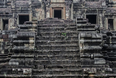 Low angle view of old building