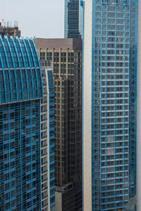 Modern building against sky in city