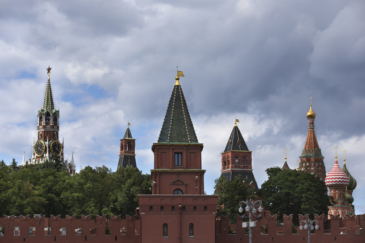 Moscow; kremlin; russia; architecture; cathedrals; city; landmarks; urban; travel; locations; destination; cityscape; tower; wall.