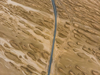 Full frame shot of sand dune