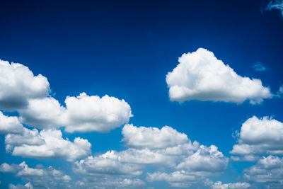 Low angle view of clouds in sky