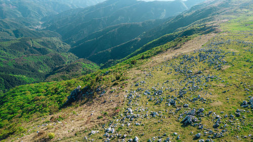 Scenic view of mountains