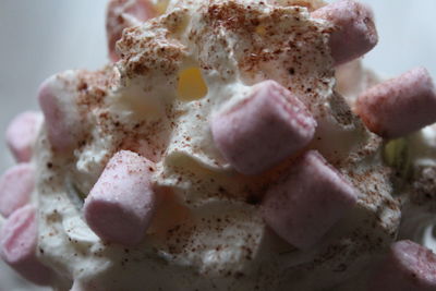 Close-up of ice cream in plate