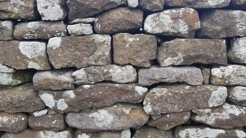 Full frame shot of stone wall