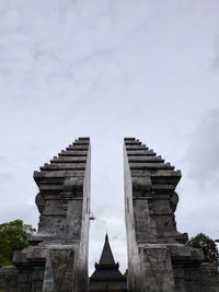 Low angle view of building against sky